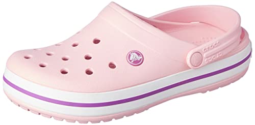 crocs Unisex Adult Crocband Pearl Pink/Wild Orchid Sandal-11 Kids UK (11016-6MB)