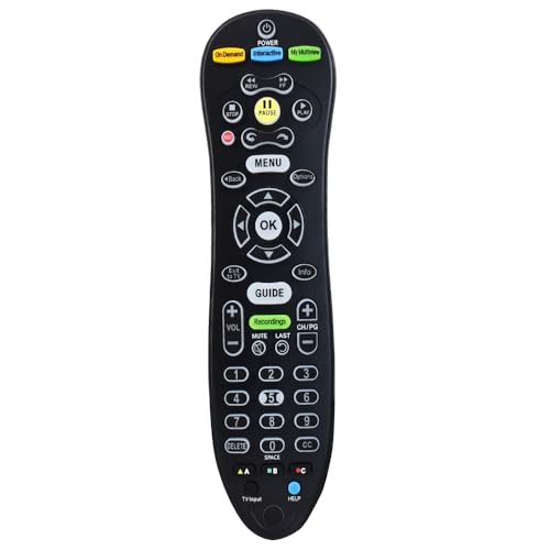 S30 S30-S1B Remote Control Replacement for AT&T U-Verse Receiver Cable Box ISB7005 ISB7000 Backlit Replacement Remote for U-Verse System 2-Year Warranty