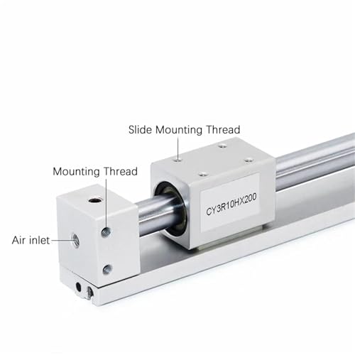 Vérin magnétique sans tige CY3R haute précision à montage direct pour automatisme