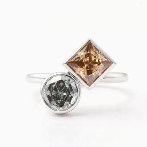Bague de promesse argent massif à porter au quotidien pour femme