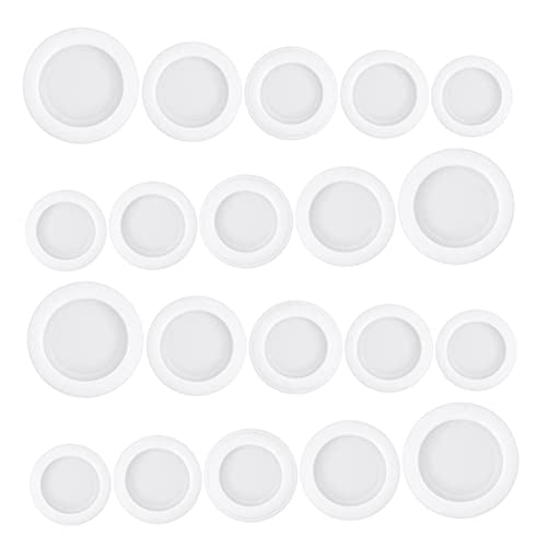 ROMISBABA 20pcs Piggy Bank Bottom Caps Adult Piggy Bank Plugs Plaster Doll Stoppers Money