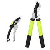 YRTSH Loppers for Tree Trimming, Heavy Duty Branch Cutter Pruner with Gear Technology, Labor Saving Pruning Shears Gardening Tools Tree Clippers Tree Trimmer up to 1.3 Inch Clean Cut Capacity