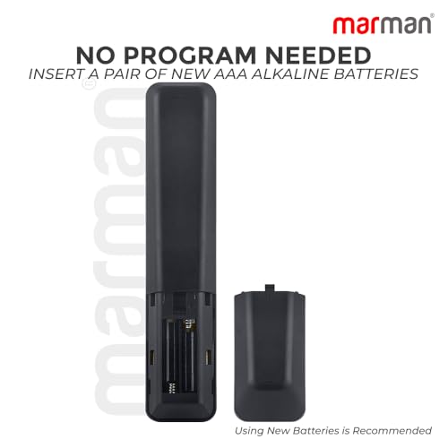 Image of marman Compatible with Sanyo Smart Tv Remote Control Original Applicable for 4K OLED Full HD QLED UHD TV Without Google Assistant & Bluetooth Connection - No Pairing Required