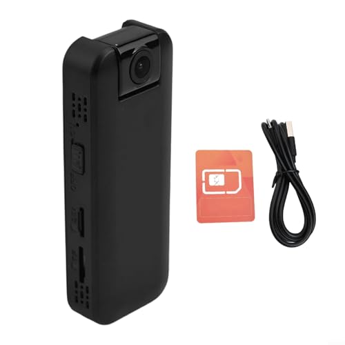 Niceminiwall Registratore 4G per auto con 4K per video Ultra HD, obiettivo grandangolare 115° girevole a 180°, infrarossi, rilevamento del movimento, accesso remoto tramite app mobile tramite 4G (per