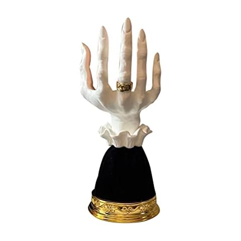 Urisgo Halloween Candle Holders, Halloween Palm Witch Hand Candle Holders, Creative Gothic Decor for Halloween Party Decor, 8 * 8 * 25cm Cover