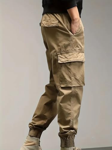 Image of TagasMen's Tapered Jogger Cargo Pant || Trousers Casual Pant || Cargo Pant || Jeans Pant || Track Pant for Man ||(MC-13)