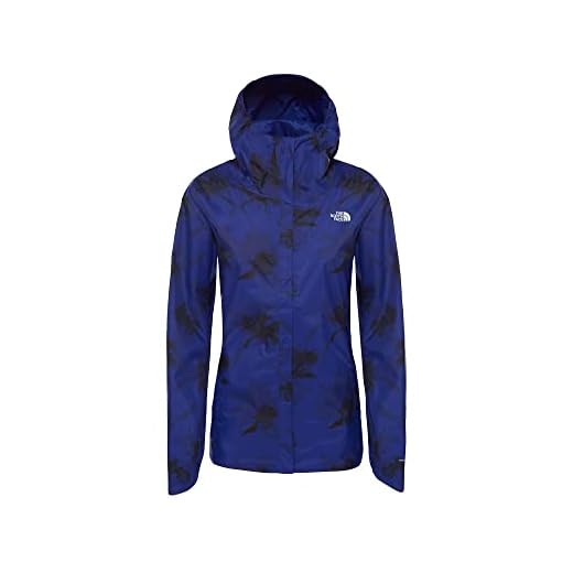 The North Face damjacka med Quest Jacka, TNF vit blomma tryck, X-Large Lapis Blue Flower Print XS