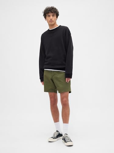 Image of Gap Men Solid Regular Fit Mid Rise Shorts