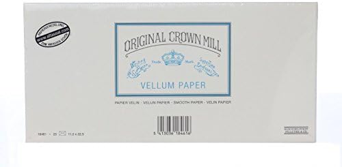 Original Crown Mill Classic Line DL Vellum Smooth Envelope - Cream (Pack of 25)