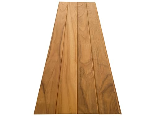 Teak Tongue and Groove - 100% Heartwood - 2.75' W x 7/16' Th (40 Square Feet, 84')