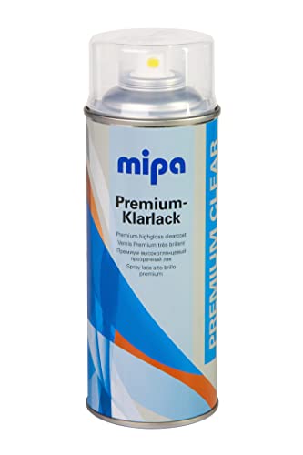 MIPA Premium-Klarlack-Spray, hochglänzend, Autolack, 400 ml