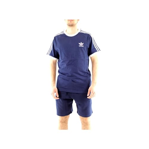 adidas 3-Stripes tee T-Shirt, Night Indigo, L Men's
