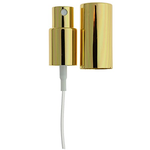 24-PIECE 2 OZ 60 ML DIAMOND CUT EMPTY REFILLABLE GLASS BOTTLE WITH FINE MIST GOLD SPRAYER (Perfume Fragrance Cologne Essential Oil Atomizer)3