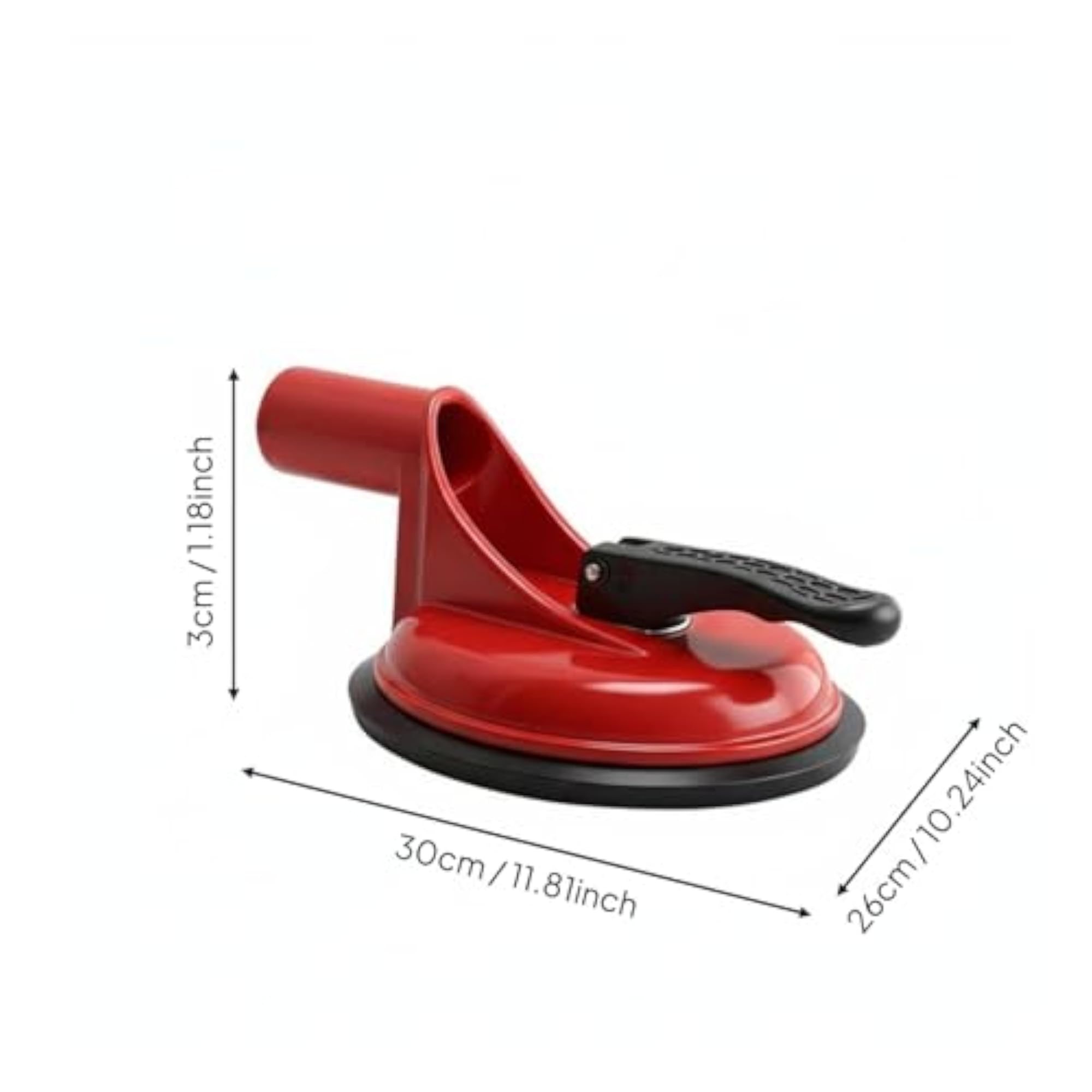 Drill-No-Drill Installation Suction Cup Door Stop, Portable