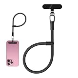 Handy-Umhängeband – 32 cm Smartphone-Umhängeband, Handy-Handhalter für Veranstaltungen im Freien, sicherer Haltegurt mit Selbstverriegelung, Partyausrüstung, Handy-Armband für Reisen und Wandern