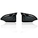 DEBLAN Rearview Mirror Cover Wing Door Side Mirror Shell Cap Housing for Toyota Yaris 2012 2013 2014 2015 2016 2017 2018 2019 (Color : 1pc Black Right)