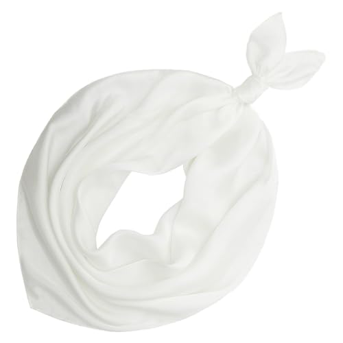 vimate Head Scarf for Women Hair 27'' Square Satin Silk Feeling Bnadana Neck Scarf Handbag Accessories Etc4