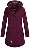 Angeboten wird ein warmer Damen Softshell Mantel der Trendmarke 