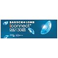 Bausch & Lomb Iconnect Daily Contact Lens - Spherical | Daily Disposable | Hydrogel Material | (-3.75, Pack of 30)