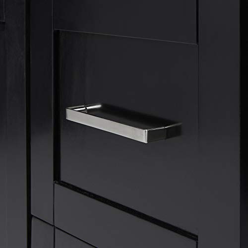 Ariel Bathroom Vanity 55" Inch With Pure White Quartz Countertop And Rectangle Sink In Espresso | 2 Soft Closing Doors | 9 Full Extension Dovetail Drawers | With Backsplash | No Mirror #TOP6