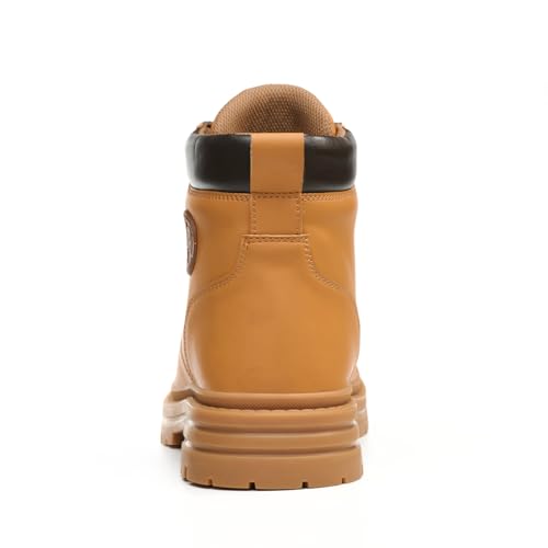 Image of Work Boots for Men,Lightweight Breathable High Top Steel Toe Boots,Unbreakable Steel Toe Shoes,Non Slip Safety Work Shoes.