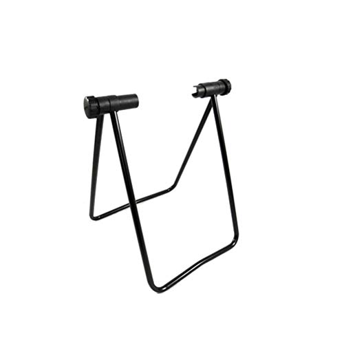 LIOOBO Road Bike Vertical Stand Bike Floor Storage Rack Bike Repair Stand (Black)