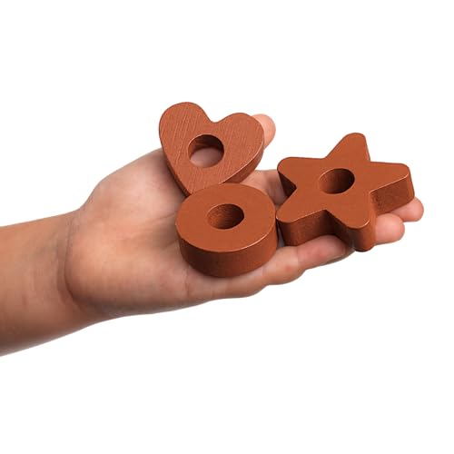 Image of Excellerations Wooden Shape Number Counter - Natural