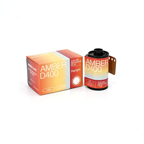 Amber D400 Color Negative, 27Exp, Iso400, 35Mm Cine Film #TOP4