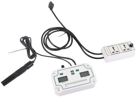 PH Monitor Humidity Temp ORP TDS EC CF Water Quality Tester, Continuous Monitor pH Tester PPM Meter with Wireless Wi-Fi PH Monitor via Mobile APP for Household Drinking(European standard 220V)