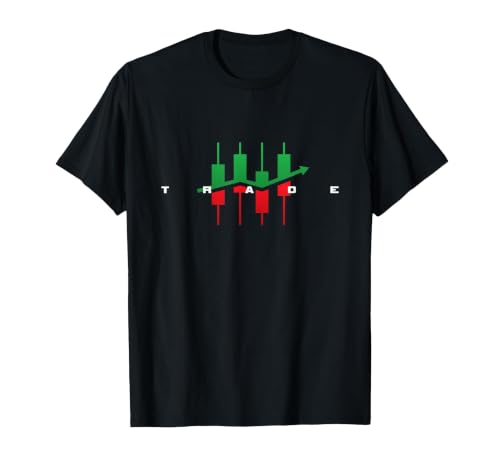 Stock Market Trading T-Shirt, Men, Black, Small