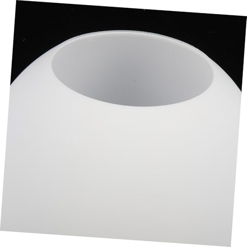 KONTONTY ガラス製耐熱シェード 球形フォルム 柔らかな拡散光 リビング 寝室用シャンデリアランプシェード 取り付け簡単