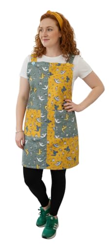 GALBA®. Bata, Babi, Delantal, Estola de maestra de educacion Infantil LUCHANDO CONTRA DRAGONES (Edición Limitada)