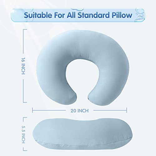 Witeasy Nursing Pillow And Positioner, Bottle Breast Feeding Pillows With Removable Cotton Blend Cover (Solid-Green) #TOP1