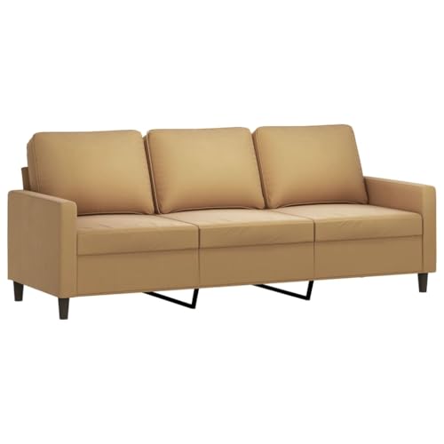 MOBCANT 4-TLG. Sofagarnitur mit Kissen Braun Samt Sofagarnitur Couchgarnitur Modulares Sofa Schlafsofa für Schlafzimmer Büro Hotel Wohnzimmer – Bild 7