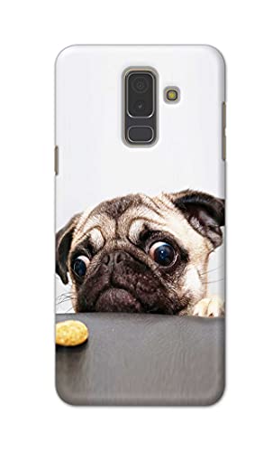 Image of PRINTFIDAA� Printed Hard Back Cover Case for Samsung Galaxy A6 Plus | A6+ | Samsung Galaxy J8 Back Cover (Pug Dog) -2808