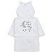 Babytown - Accappatoio in pile per bambini e ragazze, motivo: stelle bianco 6-12 Mesi