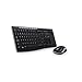 Produktbild Logitech MK270 Kabelloses Set mit Tastatur und Maus für Windows, Griechisches Layout - Schwarz