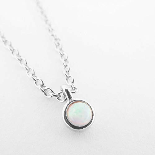 Honeycat Opal Bezel Set Bracelet in Gold, Rose Gold, or Silver | Minimalist, Delicate Jewelry2