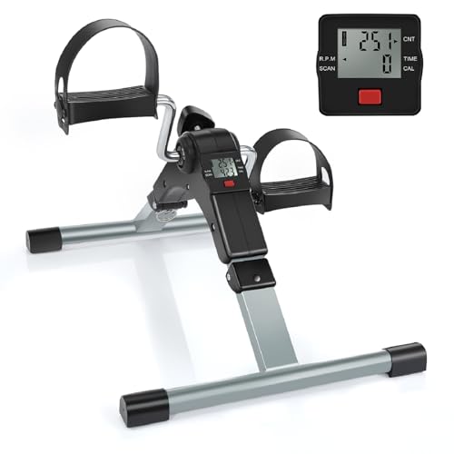 Pedaltrainer für Senioren, Heimtrainer mit LCD-Display Einstellbarem...