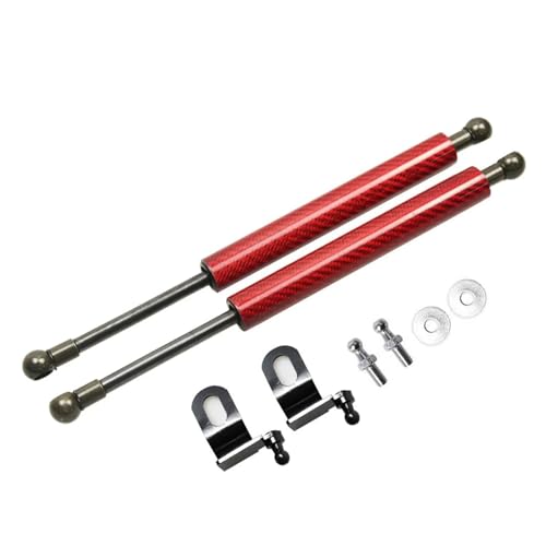 Resorte Gas Capó Amortiguadores Gas Capó Delantero Soportes Elevación Pistones Varillas Apoyo Para Toyota Para Previa Para Estima Para Tarago Para XR50 Puntales Gas(Red carbon fiber)