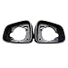SHUAI 2pcs Auto Specchietto retrovisore Cornice Adatto per Chevrolet Trax 2010-2018 Buick Encore Opel Mokka X 2013-2018 (Color : Black)