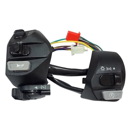 Interrupteurs de commande moto complets avec bouton démarrage et marche/arrêt pour LC135