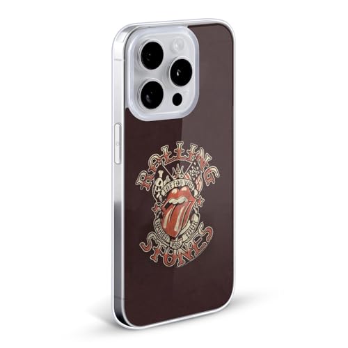 Funda Rolling Stones iPhone 12 Mini de silicona flexible Tattoo You oficial para fans del rock 2