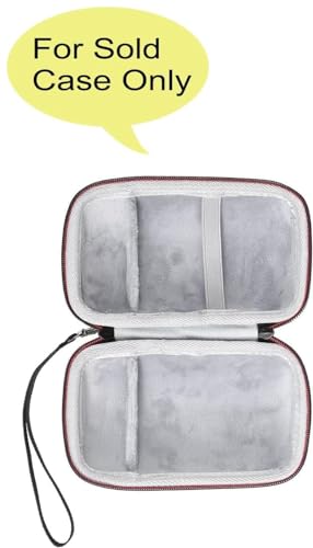 Image of VERTUS Pvc Portable Carrying Case Cover For Sony Srs-Xb100 / Xb13 Wireless Bluetooth Portable Speaker (Hard|Eva|Black) (Speaker Is Not Included)