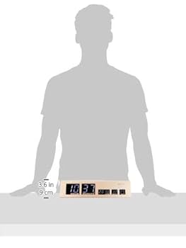 Amazon.co.jp: スロウワー 電波時計 LEDクロック アスカリ