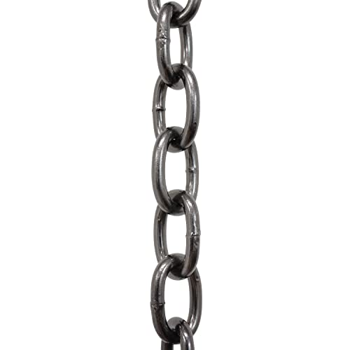 Image of RCH Hardware CH-S60-02-GUN-10 Steel Chandelier Chain, Gunmetal (10 Feet)