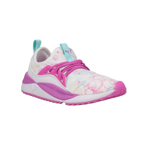 PUMA Toddler Girls Pacer Future Allure Bubble Dye Slip On Sneakers Shoes Casual - White - Size 6 M2