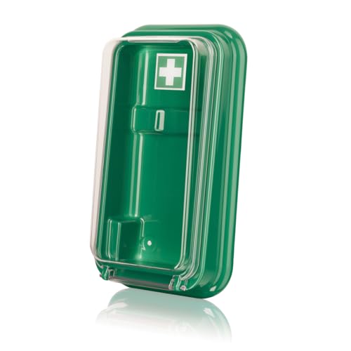 BARIKOS Augenspülflaschen-Set: Augenspülflasche 620 ml inkl. Wandbehälter, Erste Hilfe Augendusche