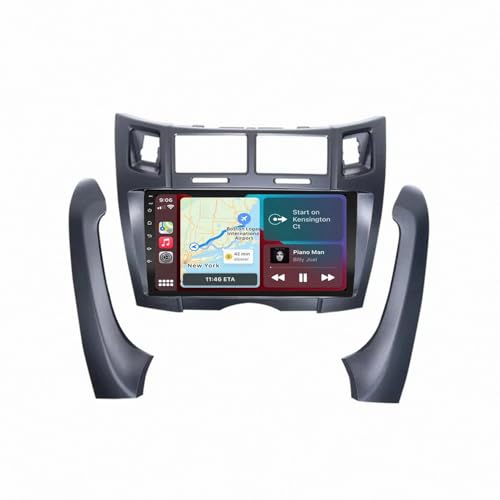 Radio 2 DIN para Toyota Yaris 2005-2012 con Carplay Inalámbrico y Cámara Trasera