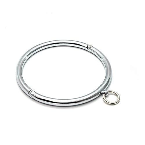 Collier d'esclave en métal verrouillable et jouets sexuels BDSM